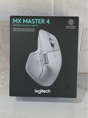 Logitech MX Master 4 Wireless Mouse Multi-Device Pale Gray